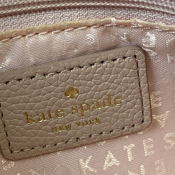 Kate Spade New York Satchel Handbag Pink Pebbled Leather - Picture 13 of 14